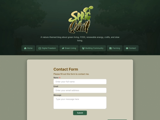 Contact screenshot