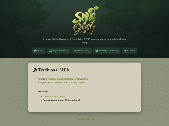 tag-traditionalskills screenshot