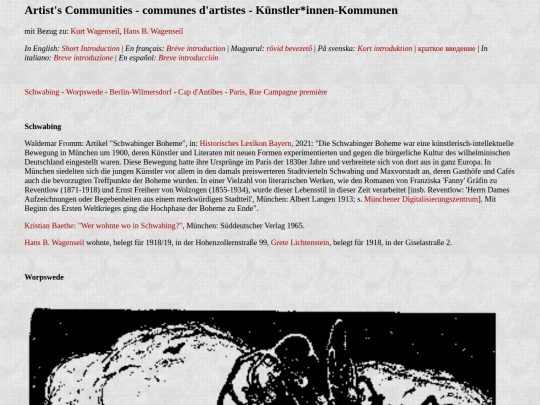 artists_communities screenshot