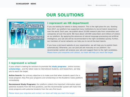 Our Services screenshot
