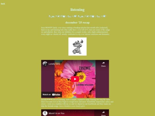listening screenshot