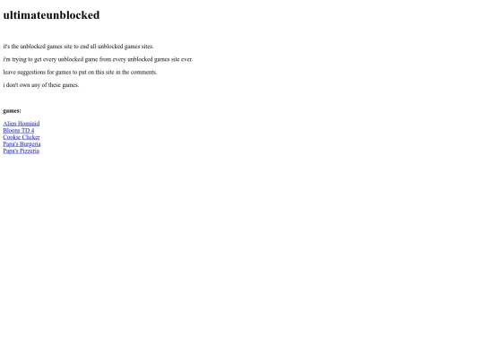 ultimateunblocked screenshot