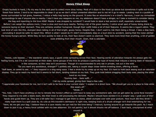 Writing/Honey Filled Sleep/HoneyFilledSleep screenshot