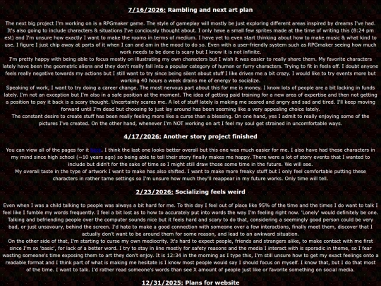 blog screenshot