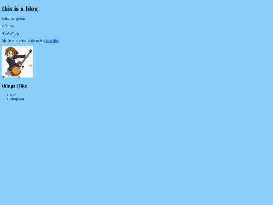 index screenshot