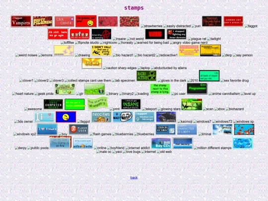 stamps screenshot