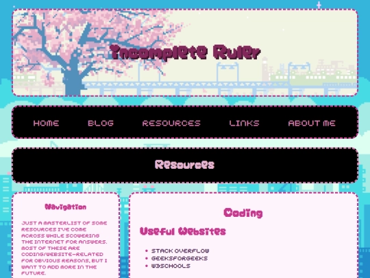resources screenshot