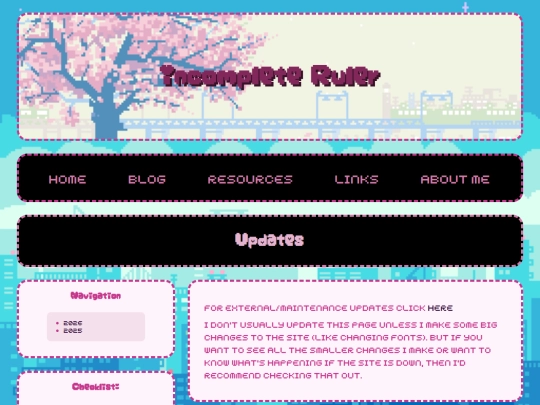 updates screenshot