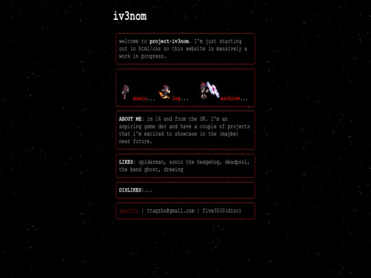 index screenshot