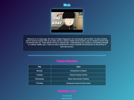 index screenshot
