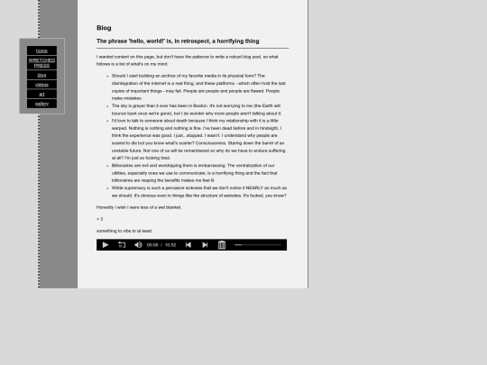 blog screenshot