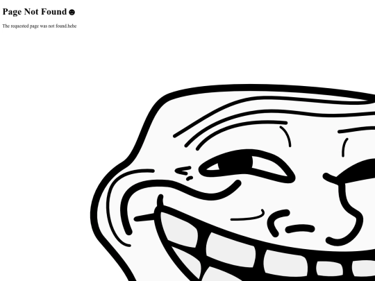 not_found screenshot