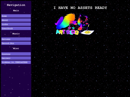 Links screenshot