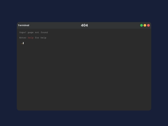 not_found screenshot