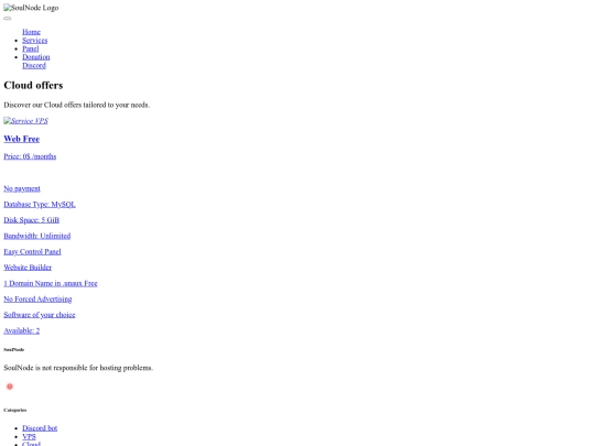 service/web screenshot