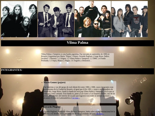 trabajos /rockenespañolvimar/vilmapalma screenshot