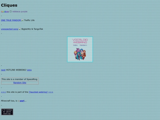 cliques screenshot