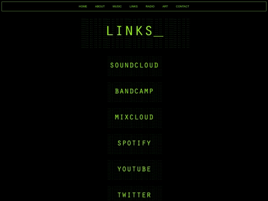 links screenshot