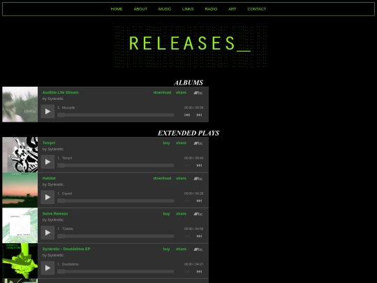 releases screenshot