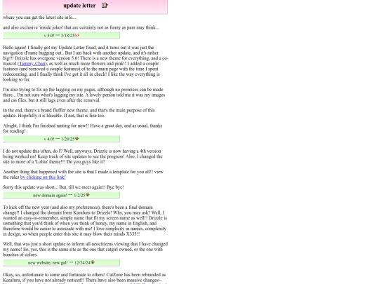updatelog screenshot