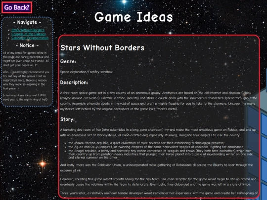 mystudy/gameideas screenshot