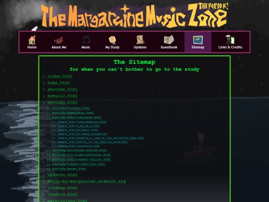 sitemap screenshot