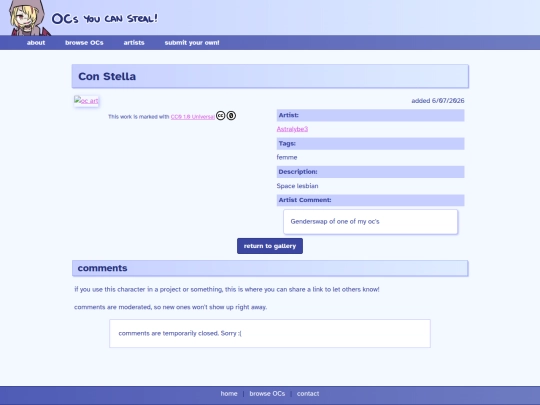 ocs/con-stella screenshot