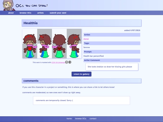 ocs/healthia screenshot