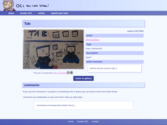 ocs/tab screenshot