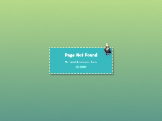 not_found screenshot