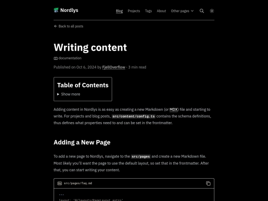 posts/writing-content screenshot