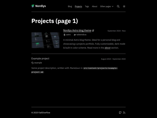 projects/1 screenshot
