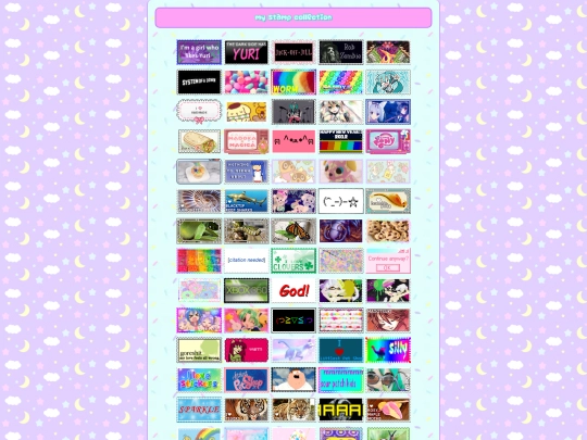 collections/stamps screenshot