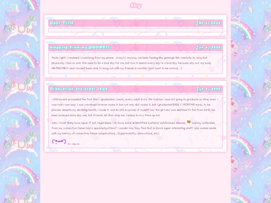 me/blog screenshot