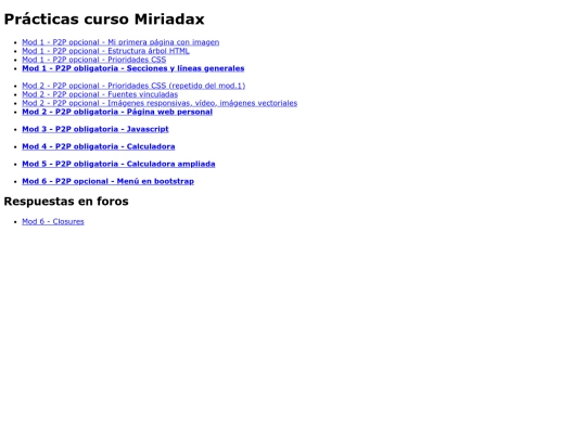 index screenshot