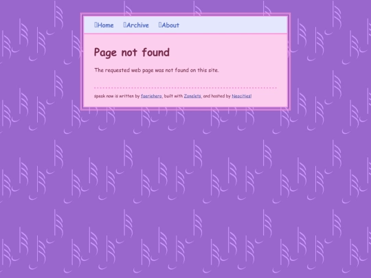 zonelets/not_found screenshot