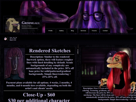 services screenshot