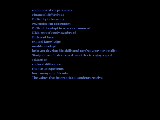 Advantages and disadvantages of international students 2222 screenshot