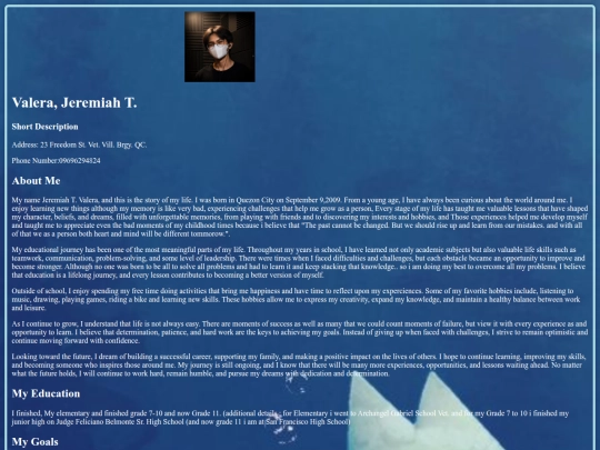 HTML WEBSITE/Jeremy screenshot