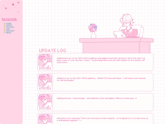 log screenshot