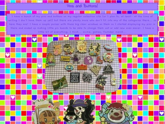 collections/pinsandbuttons screenshot
