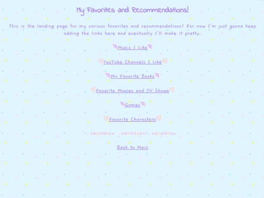 favorites/favoriteslanding screenshot
