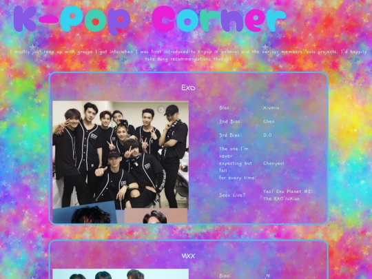 favorites/kpop-corner screenshot