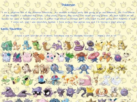 favorites/pokemon screenshot