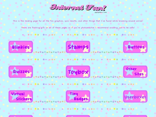 internet_fun/internetfunlanding screenshot
