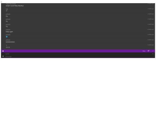 chatroom screenshot