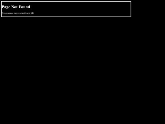 not_found screenshot