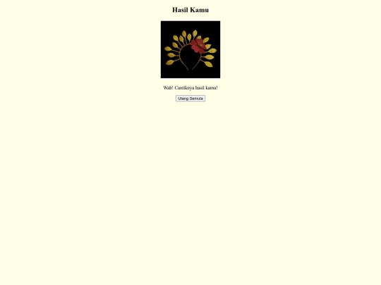 Hasil screenshot