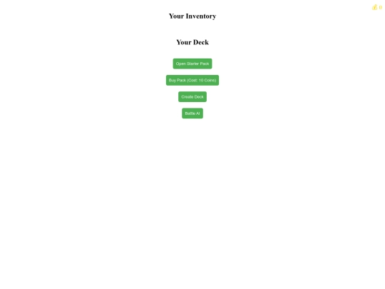 cardgame screenshot