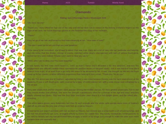 Serial Fiction/Diamonds screenshot